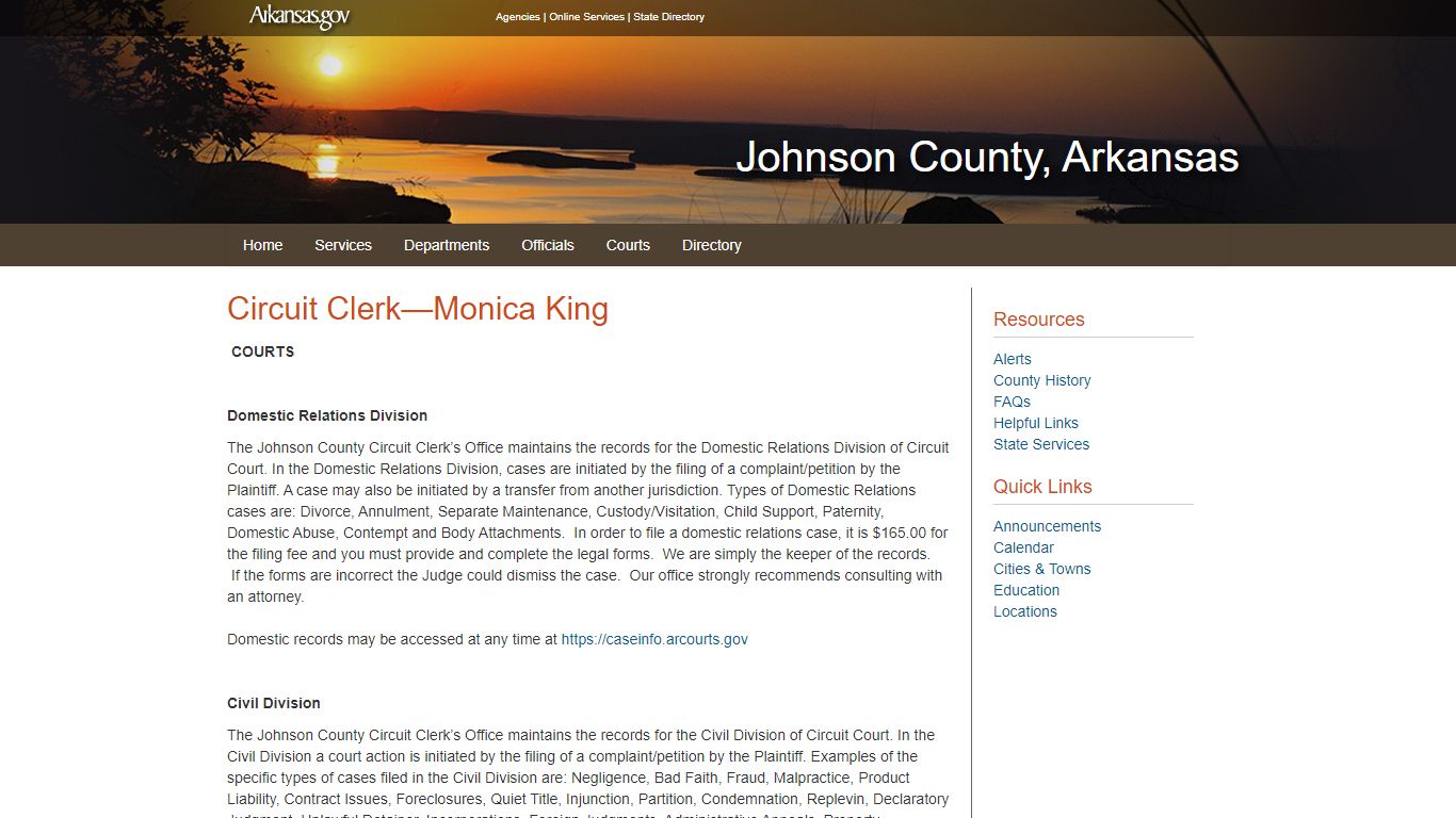 Johnson County, Arkansas